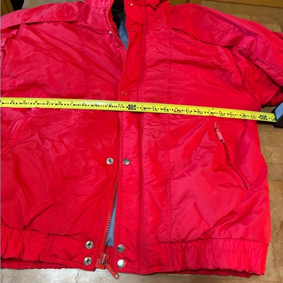 Vintage 90’s Snowy Mountain Red Ski Jacket Coat Women’s XL - Picture 7 of 16